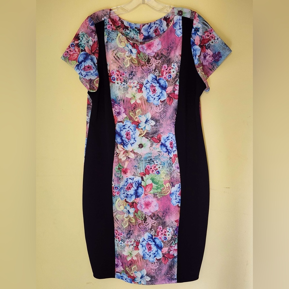 XXL Women's Multi-Colored Floral Dress